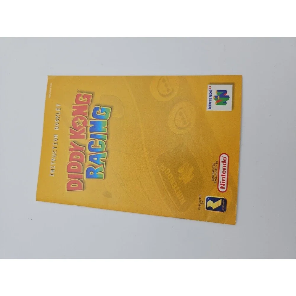 Nintendo 64 N64 Diddy Kong Racing With Manual TESTED AUTHENTIC